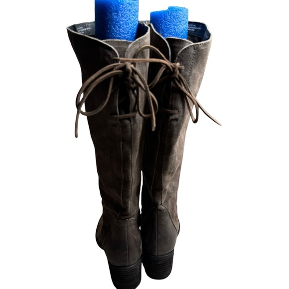 Born Women's Brown Hayden Back Lacing Zip Up Boots Size 9 - Picture 5 of 10